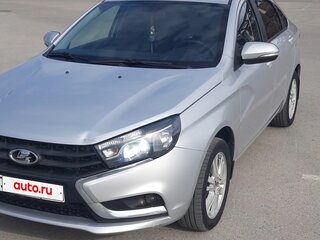 2016 Lada (ВАЗ) Vesta I, серебристый, 480000 рублей, вид 1