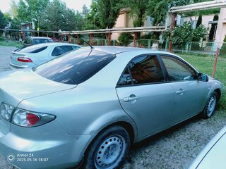 2005 Mazda 6 I (GG) Рестайлинг, серебристый, 250000 рублей, вид 1