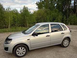 2014 Lada (ВАЗ) Kalina II, серебристый, 395000 рублей, вид 3