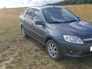 2015 Lada (ВАЗ) Granta I, серебристый, 315000 рублей, вид 3
