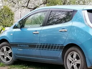 2011 Nissan Leaf I (ZE0/AZE0), синий, 479099 рублей, вид 3