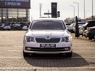2013 Skoda Superb DSG II Рестайлинг, белый, 1015000 рублей, вид 2