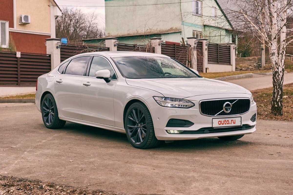 2019 Volvo S90 II, белый, 3298000 рублей