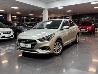2018 Hyundai Solaris II, серебристый, 1545000 рублей, вид 1