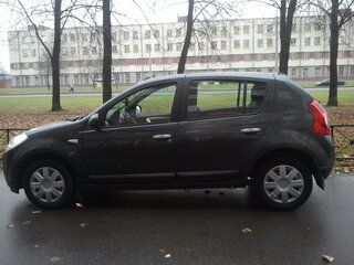 2009 Dacia Sandero I, серый, 410000 рублей, вид 1