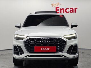 2021 Audi Q5 45 TFSI II (FY) Рестайлинг, белый, 3260000 рублей, вид 1