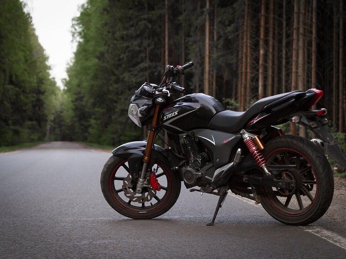 Stels Flame 200 девушка