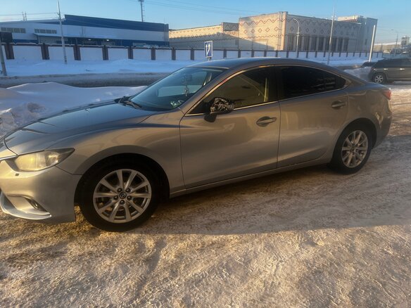2013 Mazda 6 III (GJ), серебристый, 1200000 рублей - вид 4