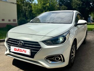2017 Hyundai Solaris II, белый, 850000 рублей, вид 1