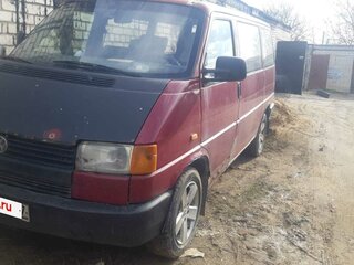 1992 Volkswagen Transporter T4, красный, 400000 рублей, вид 1