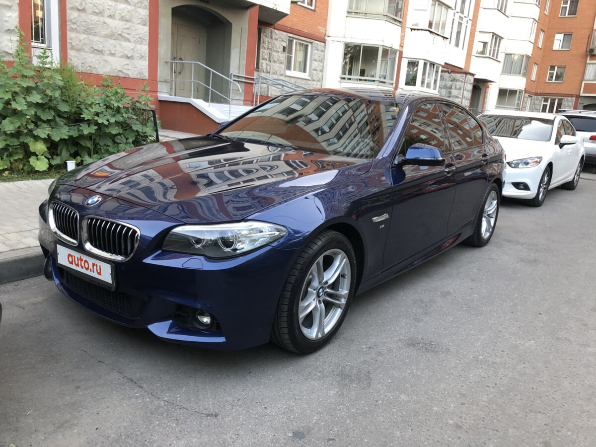 BMW f10 темно синий перламутр