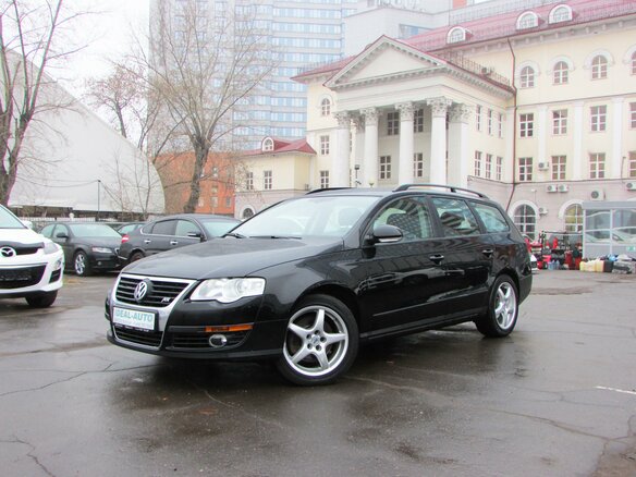 2007 Volkswagen Passat B6, чёрный
