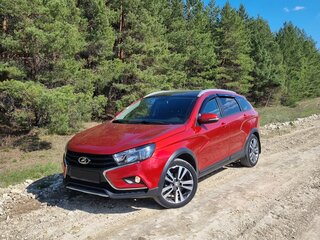 2020 Lada (ВАЗ) Vesta SW Cross I, красный, 1250000 рублей, вид 1