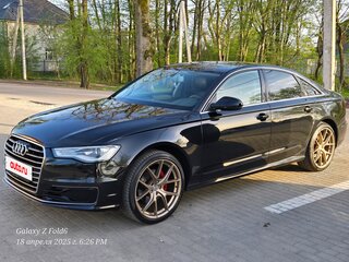 2015 Audi A6 IV (C7) Рестайлинг, чёрный, 1650000 рублей, вид 1