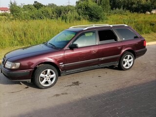 1992 Audi 100 IV (C4), пурпурный, 230000 рублей, вид 1