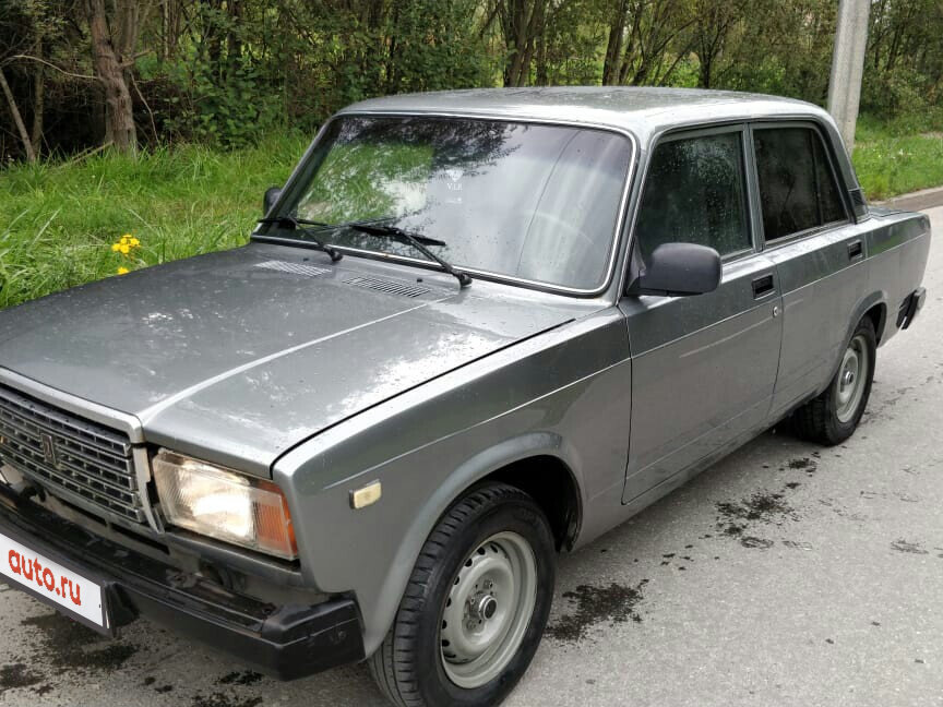 ваз 2107 серый металлик