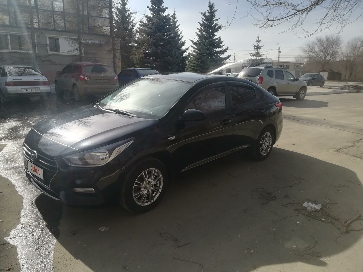 Купить б/у Hyundai Solaris II 1.6 AT (123 л.с.) бензин автомат в Орске ...