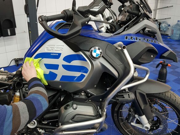 2015 BMW R 1200 GS, синий