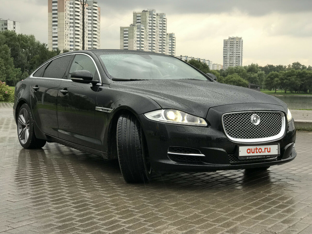 Как выглядит 4 черная Купить б/у Jaguar XJ IV (X351) Long 5.0 AT (510 л.с.) бензин автомат в Москве: ч