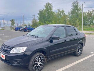 2015 Lada (ВАЗ) Granta I, чёрный, 450000 рублей, вид 1