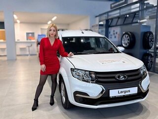 2024 Lada (ВАЗ) Largus Cross I Рестайлинг, белый, 2020000 рублей, вид 1