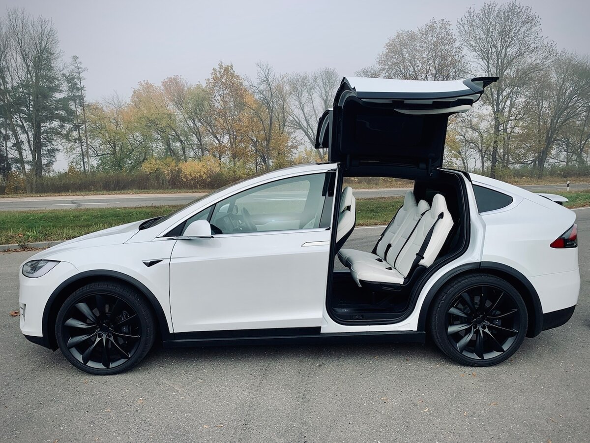 Купить б/у Tesla Model X I 100D Electro AT (310.0 кВт) 4WD электро ...