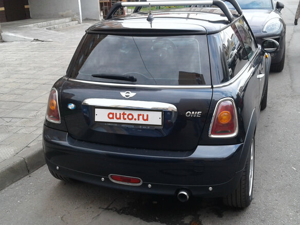 2007 Mini Hatch One II (R56), чёрный - вид 1
