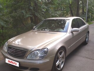 2003 Mercedes-Benz S-Класс 350 IV (W220) Рестайлинг, бежевый, 730000 рублей, вид 1