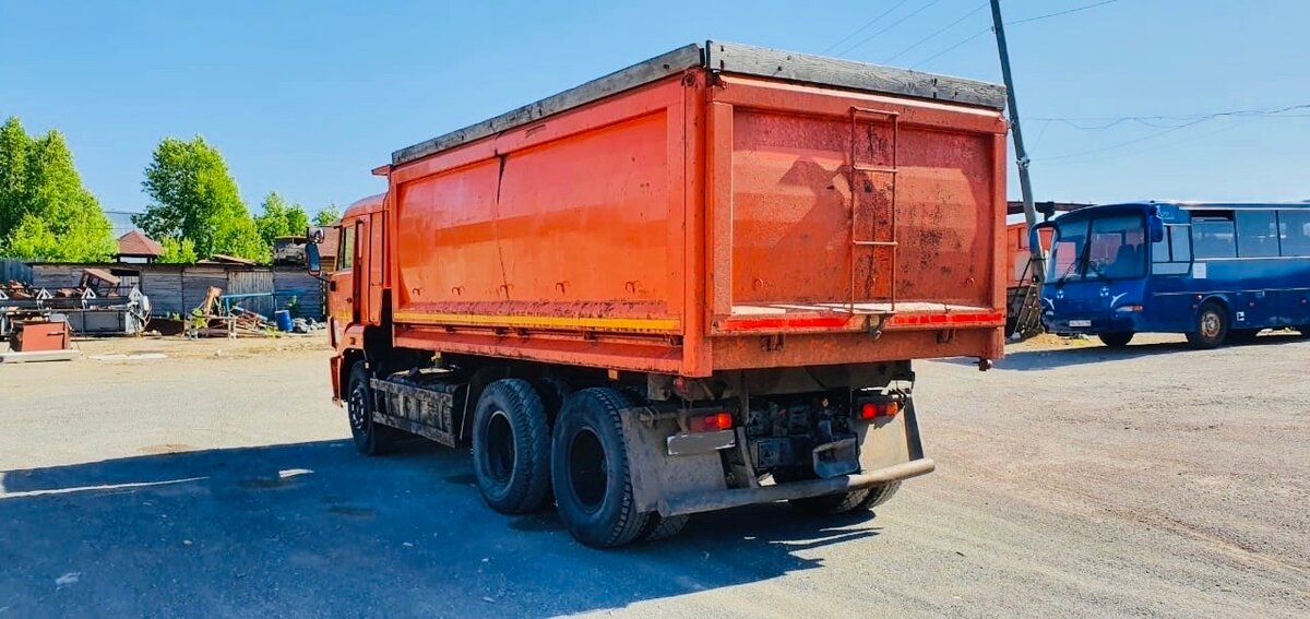 Камаз 65115 оранжевый