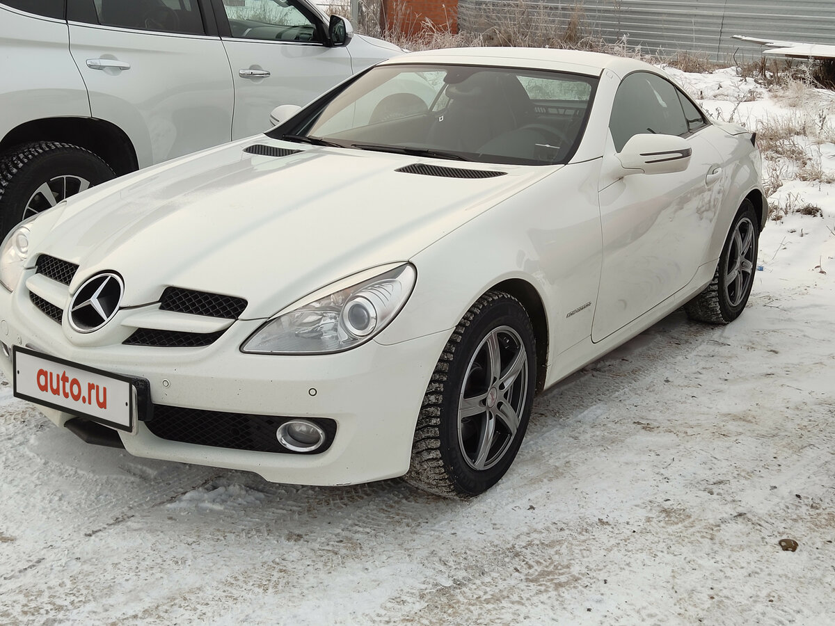 Мерседес SLK 200 белый