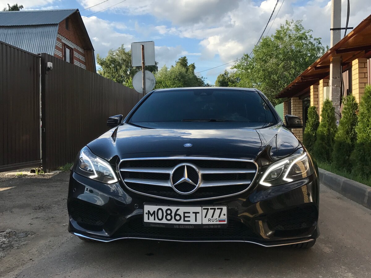Черный сатин Mercedes w212