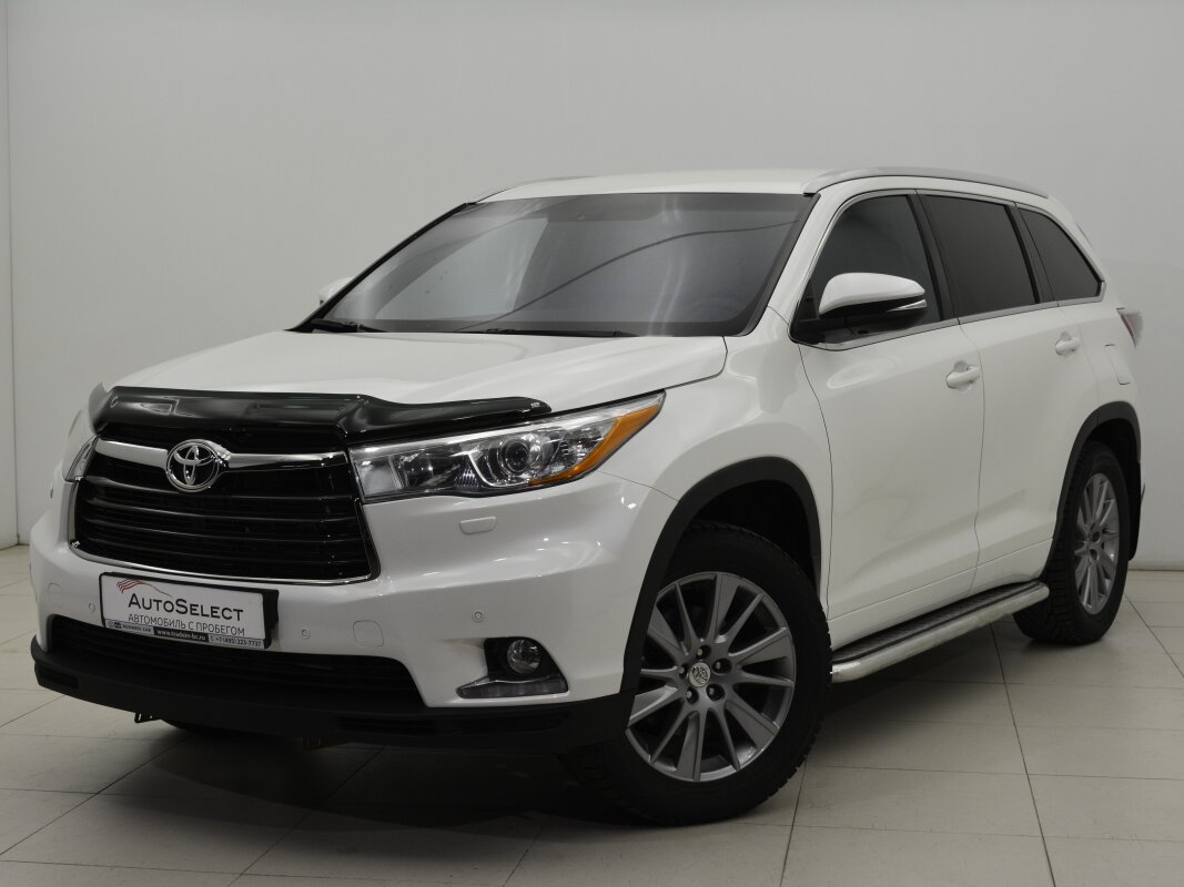 Toyota Highlander 2014 Р±РµР»С‹Р№