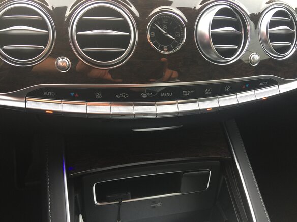 2017 Mercedes-Benz S-Класс 450 Long VI (W222, C217) Рестайлинг, чёрный - вид 10