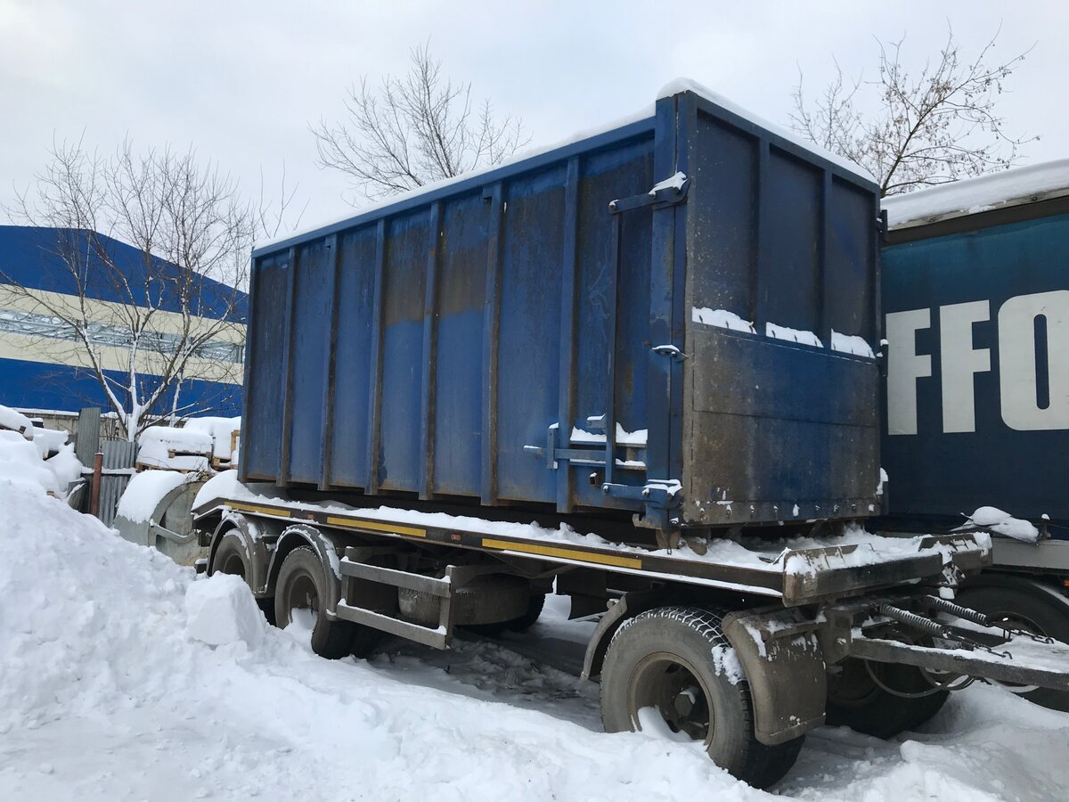 Маз мультилифт с прицепом