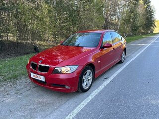2008 BMW 3 серии 320d V (E90/E91/E92/E93) Рестайлинг, красный, 1100000 рублей, вид 1
