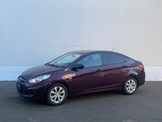 2014 Hyundai Solaris I, фиолетовый, 775000 рублей, вид 1