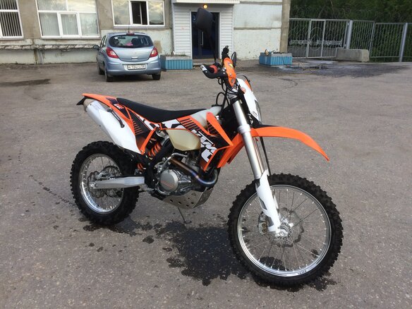2012 KTM 500 EXC, оранжевый - вид 5