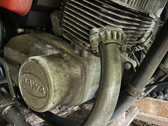 1991 Jawa 350/360, красный - вид 6