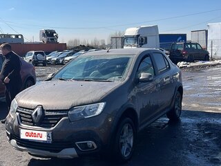 2021 Renault Logan Stepway II Рестайлинг, коричневый, 676500 рублей, вид 1