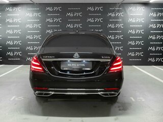 2018 Mercedes-Benz Maybach S-Класс 560 I (X222) Рестайлинг, чёрный, 6490000 рублей, вид 4