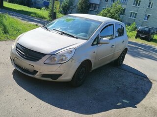 2007 Opel Corsa D, серебристый, 243000 рублей, вид 1