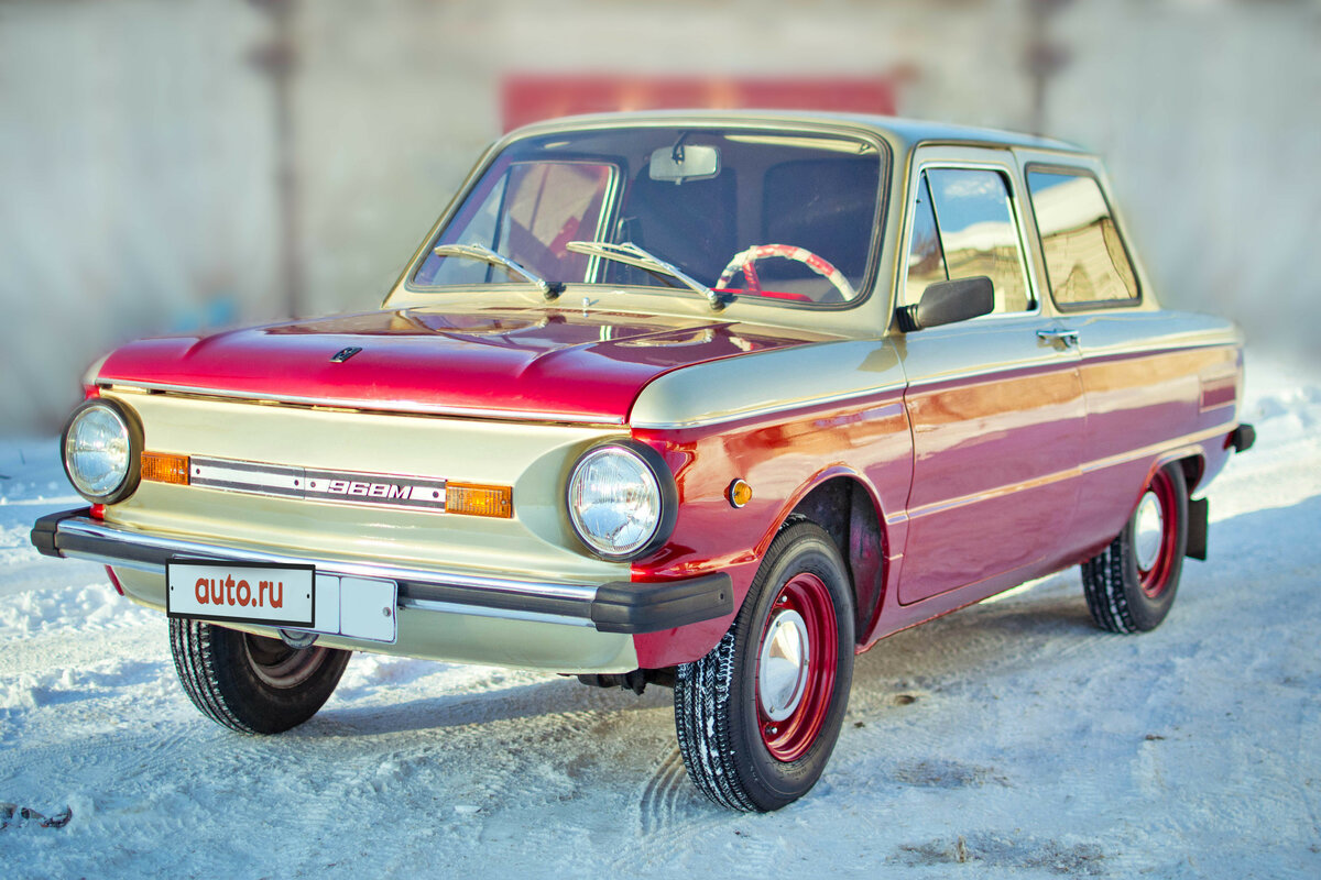 1991 ЗАЗ 968, пурпурный - вид 2.