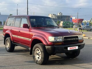 1995 Toyota Land Cruiser 80 Series Рестайлинг, пурпурный, 750000 рублей, вид 1