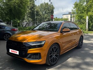 2019 Audi Q8 55 TFSI I (4M), оранжевый, 4999999 рублей, вид 3