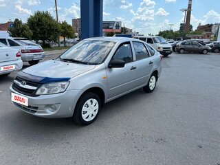 2014 Lada (ВАЗ) Granta I, серебристый, 319000 рублей, вид 4
