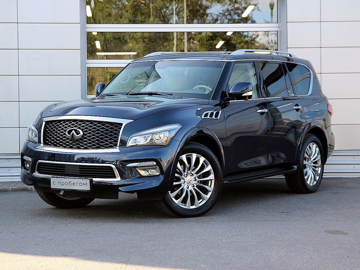 Инфинити авто фото цена Купить б/у Infiniti QX80 I Рестайлинг 5.6 AT (405 л.с.) 4WD бензин автомат в Сан