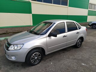 2013 Lada (ВАЗ) Granta I, серебристый, 396000 рублей, вид 1