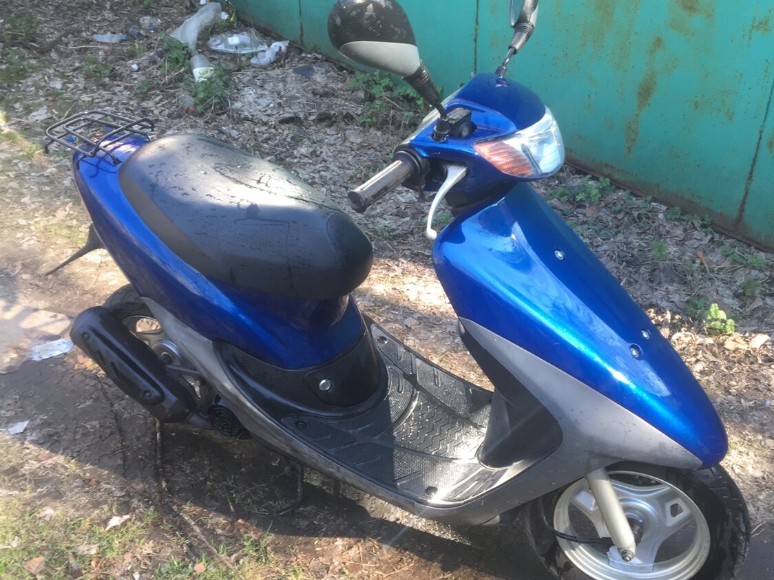 Honda Dio 28zx сине фиолетовый