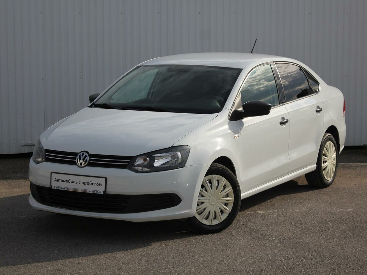 VW Polo 2014 Р±РµР»С‹Р№