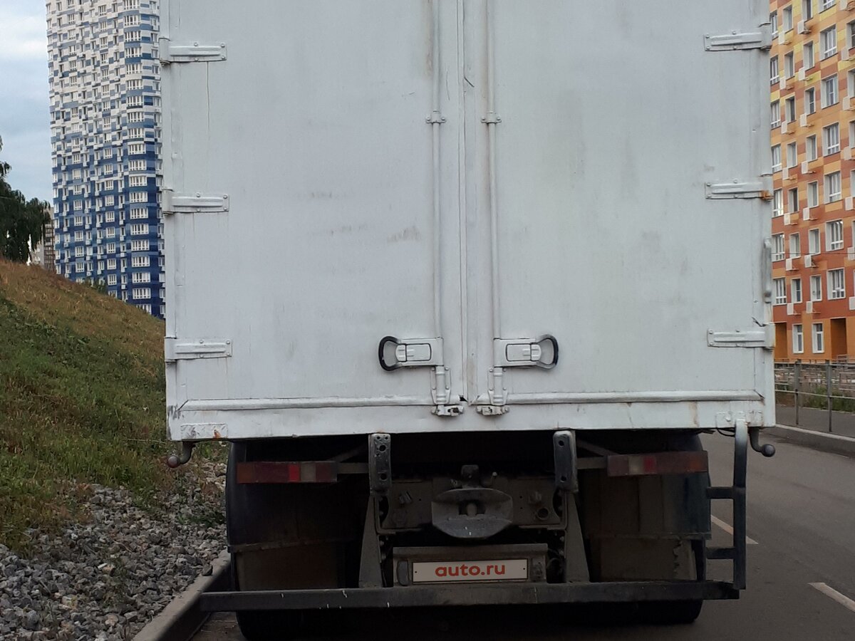 Купить б/у Ford Cargo 08xx дизель механика в Уфе: белый фургон 2008 ...
